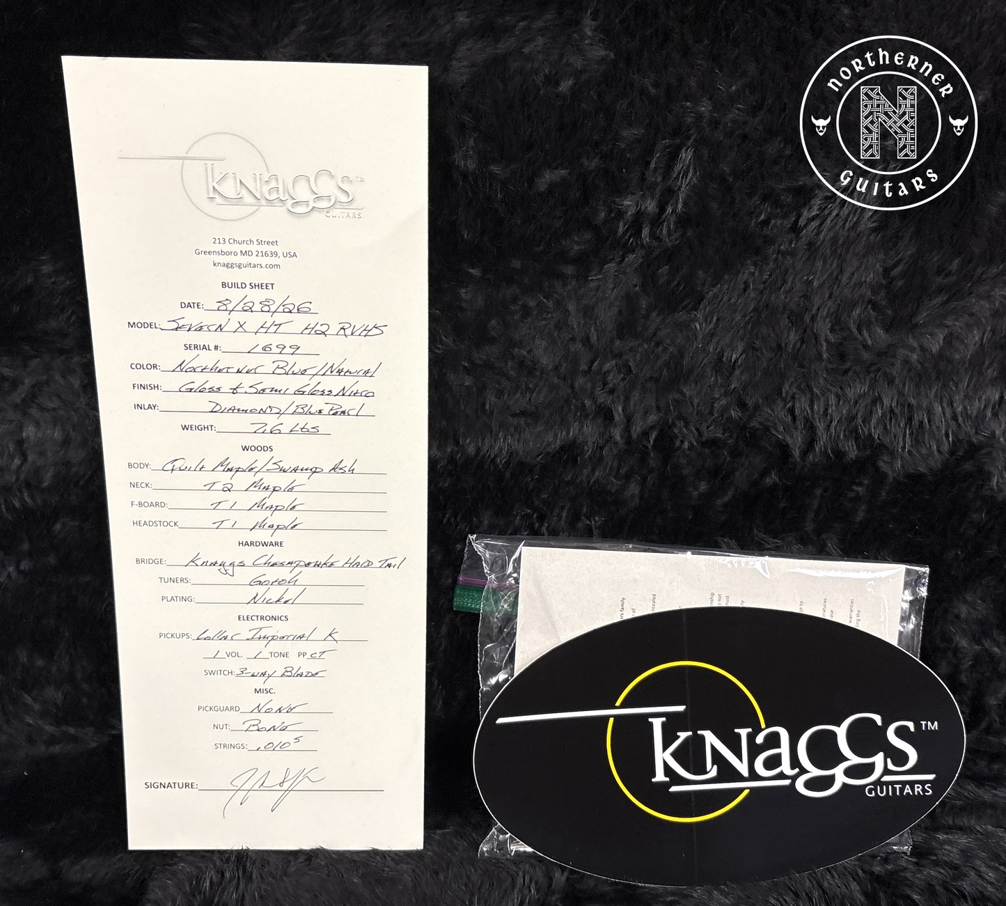 NEW Knaggs Severn X T1 Quilt Maple Northerner Blue