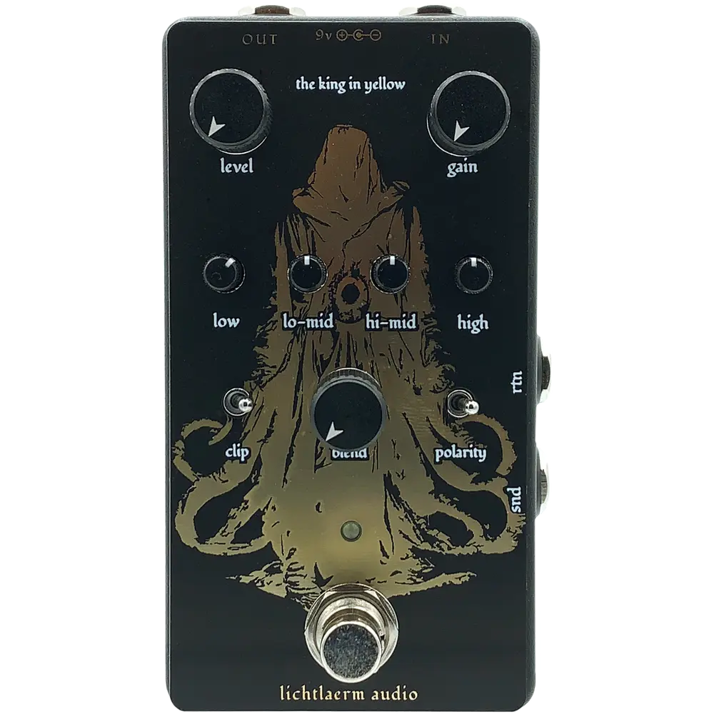 NEW Lichtlaerm Audio The King in Yellow - Parallel Blending Overdrive - Northerner Guitars