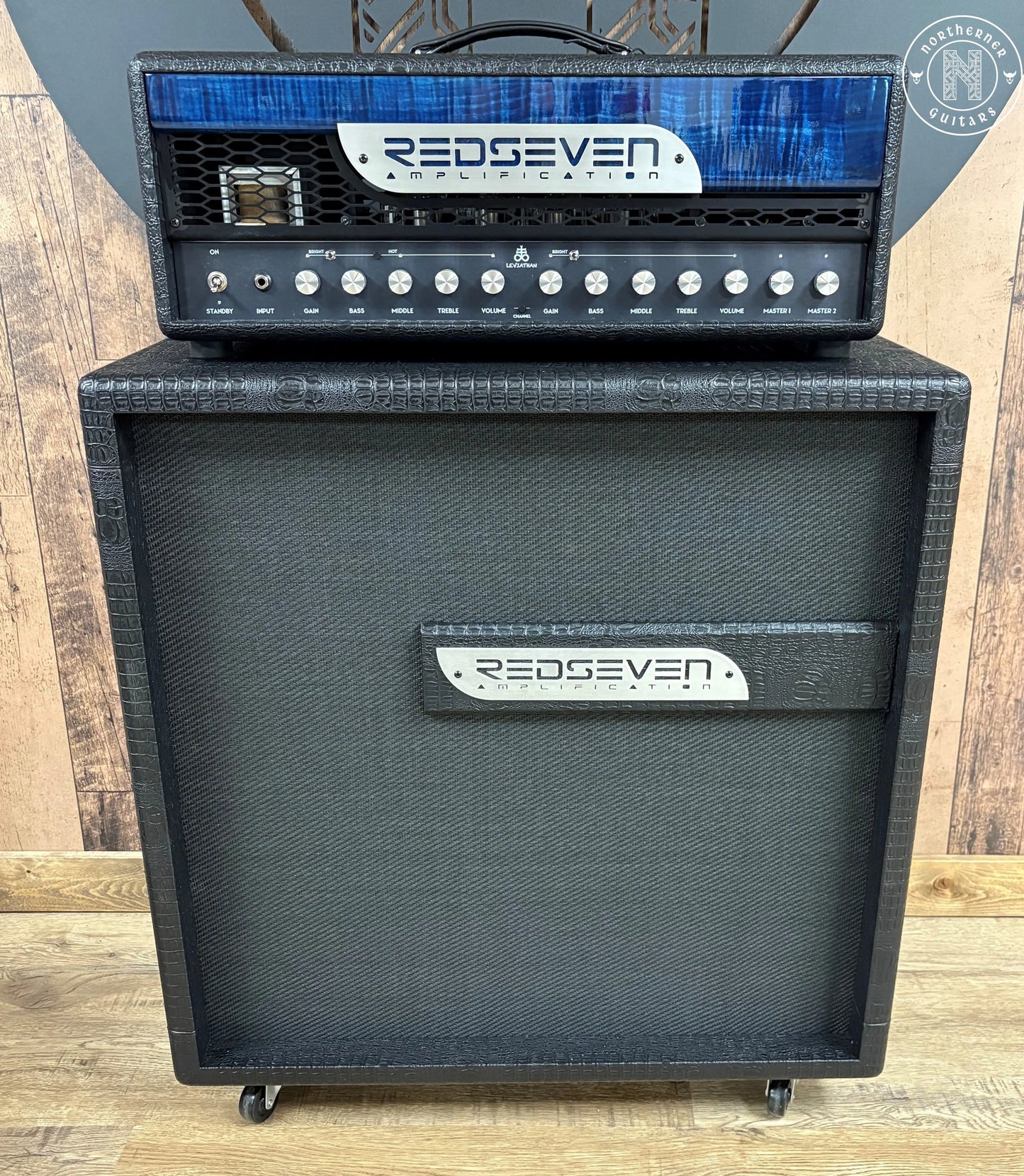 NEW RedSeven Amplification 4x12 EVO Cab Black Croc Tolex - Northerner Guitars