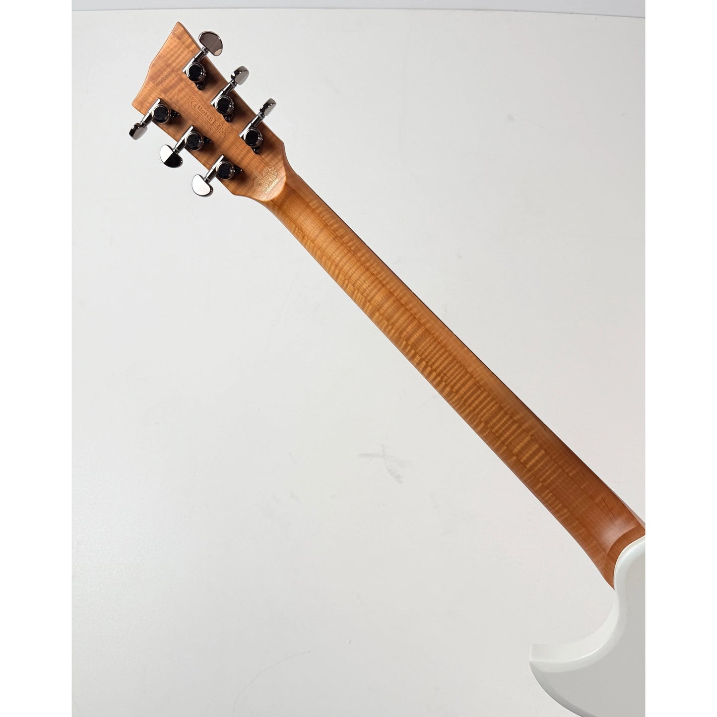 NEW Dunable DE Cyclops Matte Pearl White w/ Roasted Flame Maple Neck