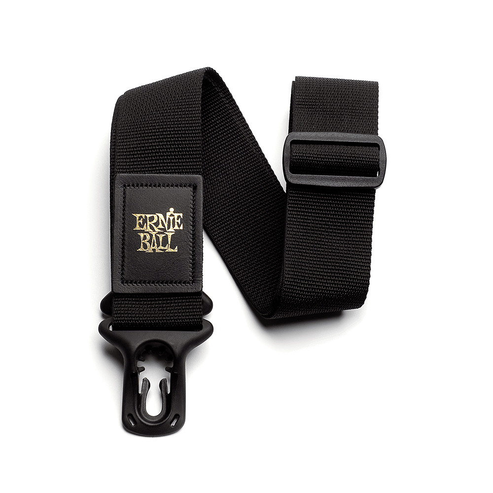 Ernie Ball Polypro Polylock Guitar Strap/Bass Strap - Black