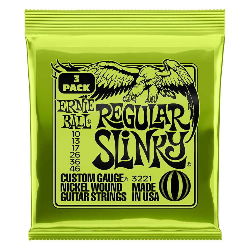 Ernie Ball Regular Slinky .010 - .046 3-Pack