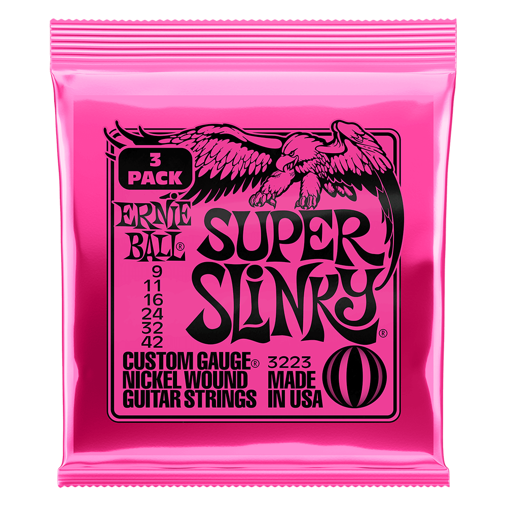Ernie Ball Super Slinky .009 - .042 3-Pack