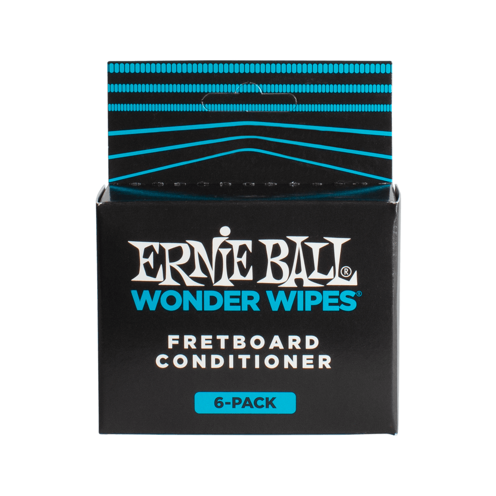 Ernie Ball Wonder Wipes Fretboard Conditioner - 6 Pack