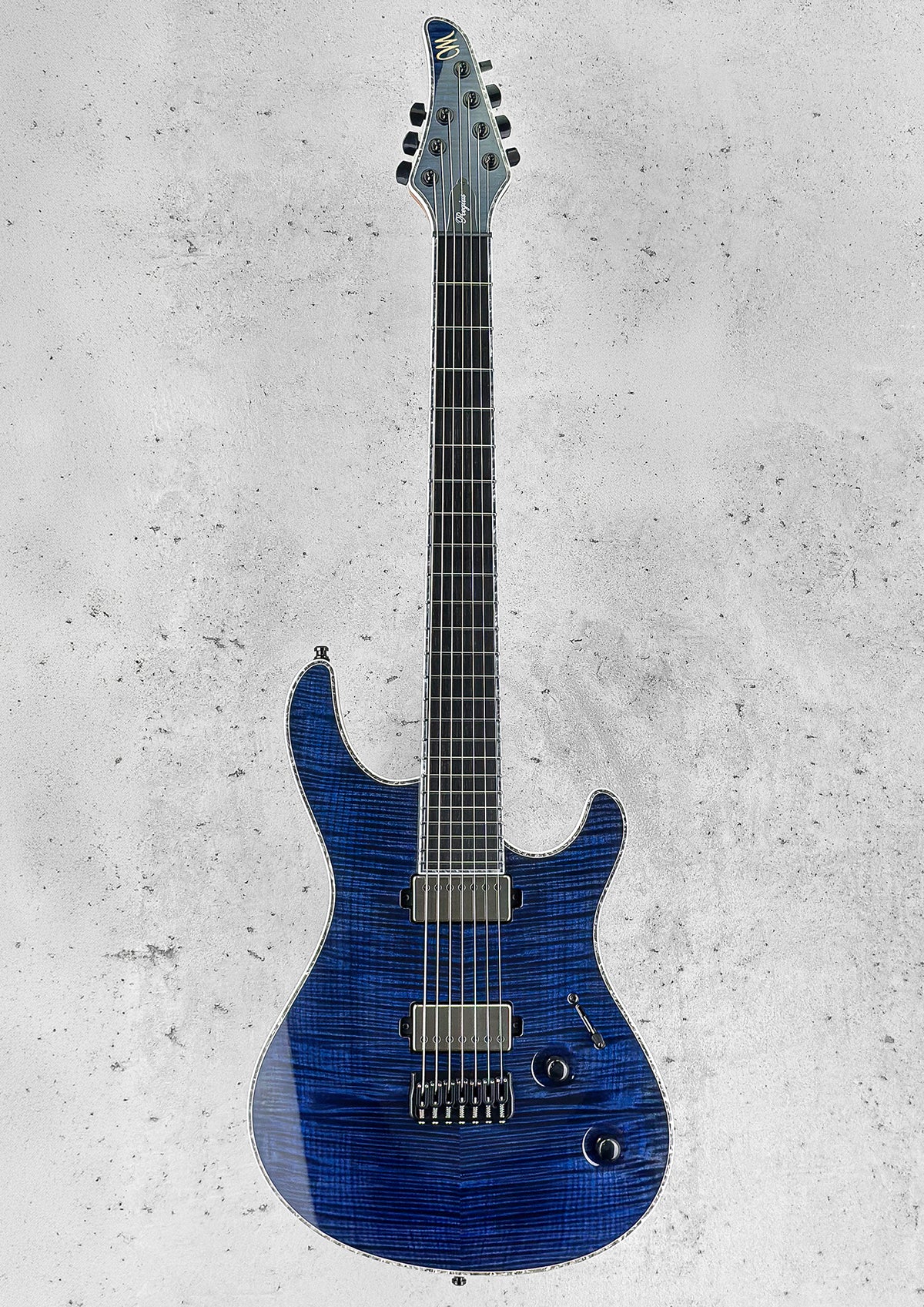 NEW Mayones Regius 7 B26.5 Transparent Dirty Blue