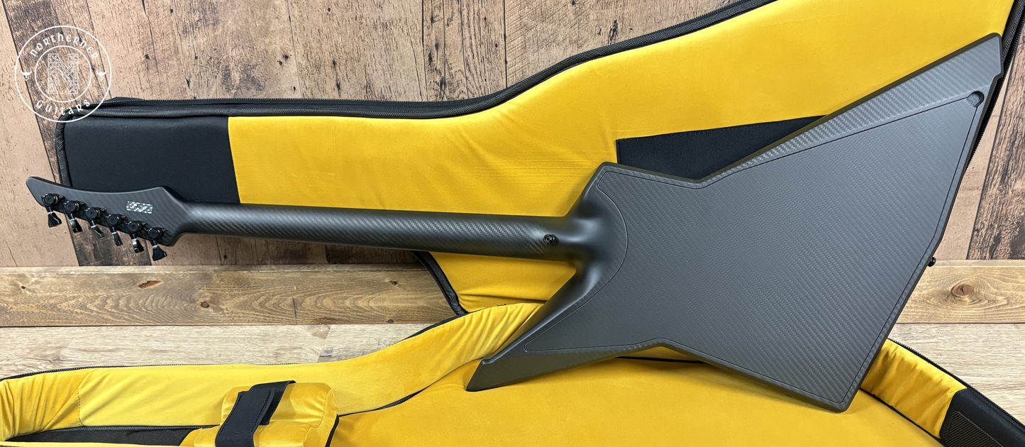 NEW Ruf Guitars Euler 6 2025 Satin Gold Sun Stripes Open Carbon