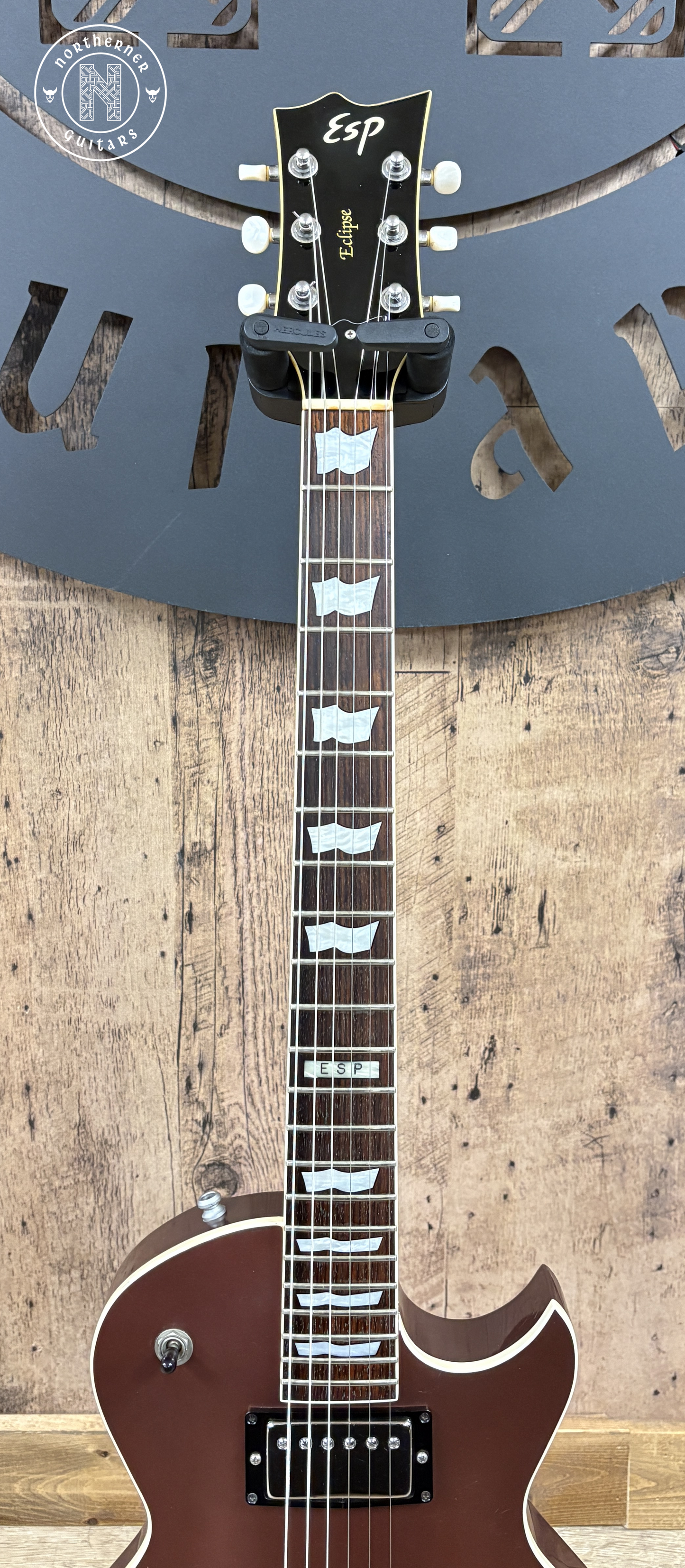 USED ESP Eclipse Semi-Hollow 1995 Metallic Rose Gold