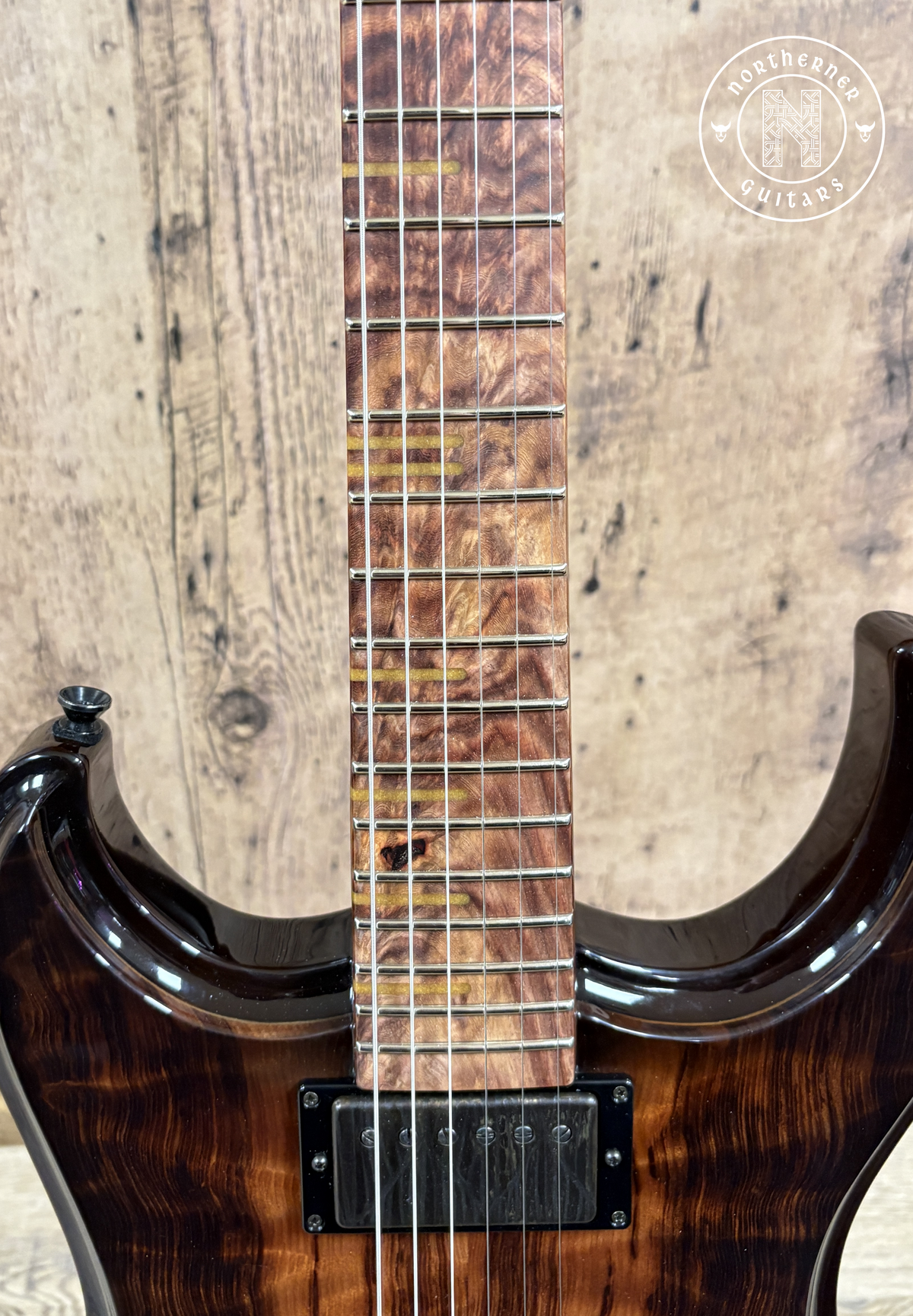 NEW Dunable Gnarwhal Ultimate Custom Flamed Redwood w/ Burl Rosewood Fretboard