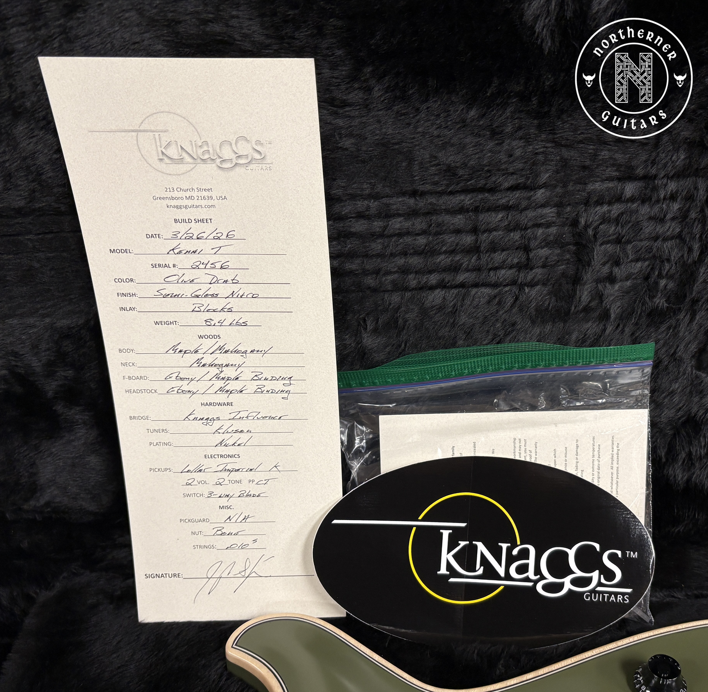 NEW Knaggs Kenai T Olive Drab