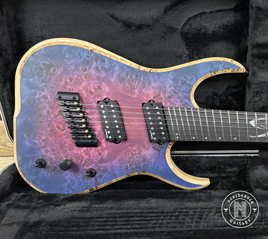 NEW Skervesen Raptor 7FF Set-Neck Purple Burst
