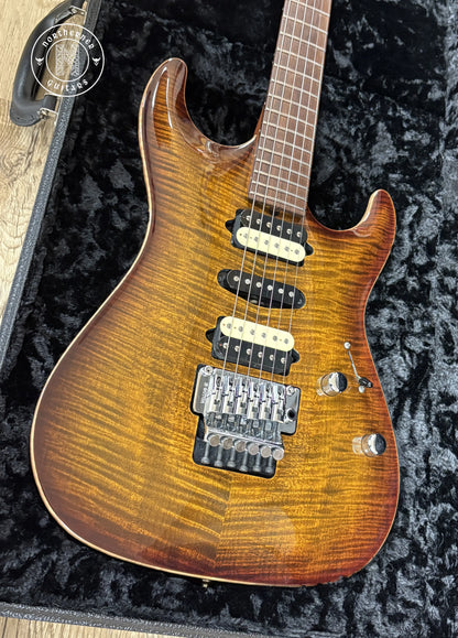 USED Suhr Custom Shop Standard Carve Top Bengal Burst w/ Brazilian Rosewood Fretboard - Northerner Guitars