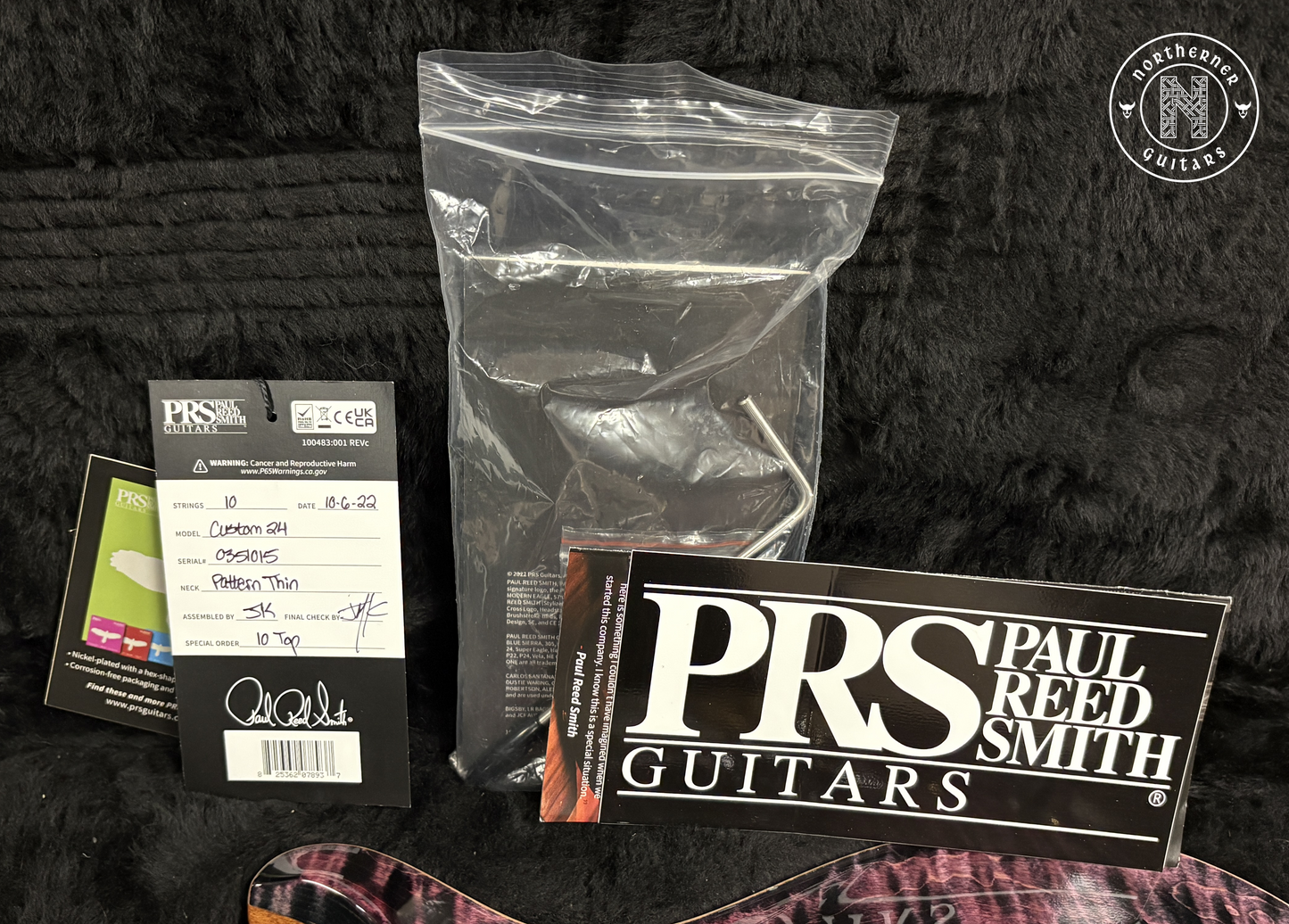 USED PRS Custom 24 10-Top 2022 Purple Iris