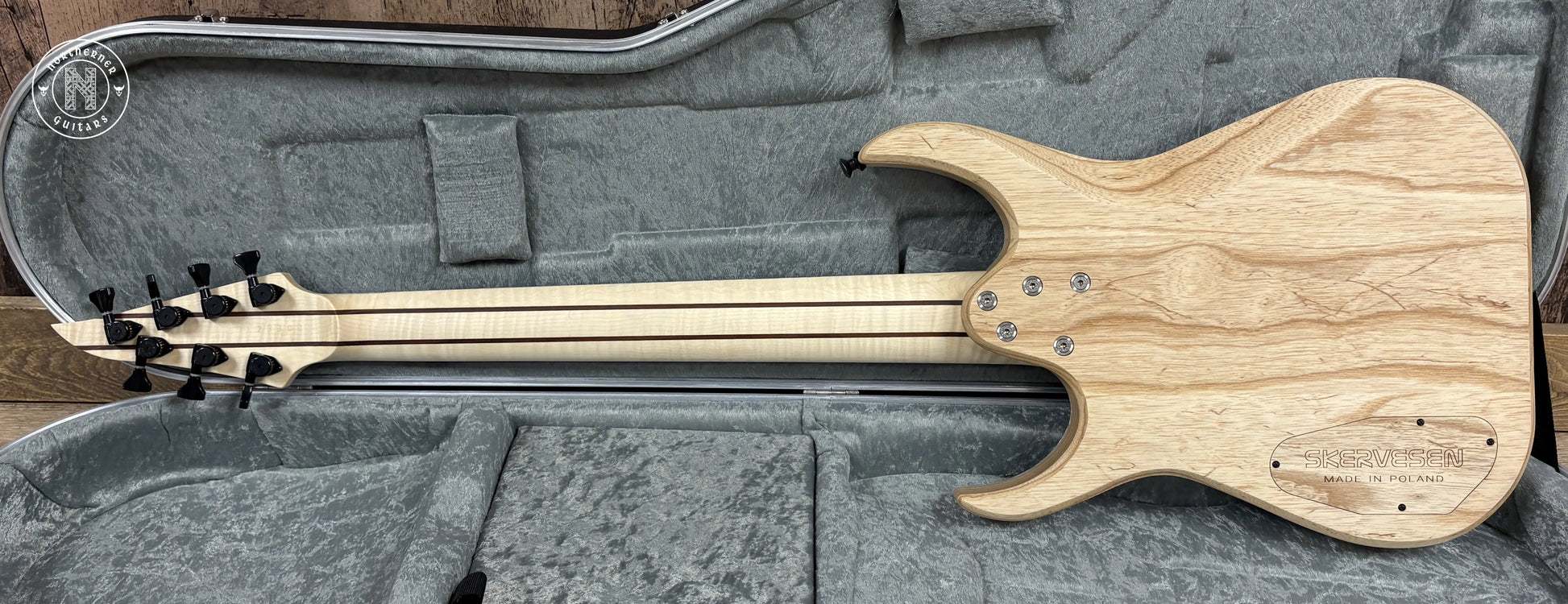 NEW Skervesen Raptor 7FF 2025 Poplar Burl "Nebula" - Northerner Guitars