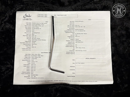 USED Suhr Custom Shop Standard Carve Top Bengal Burst w/ Brazilian Rosewood Fretboard - Northerner Guitars