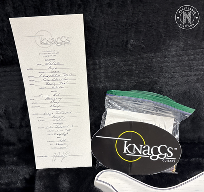 NEW Knaggs Keya White / Teal Driftwood