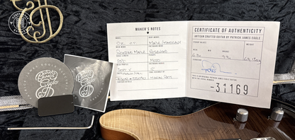 USED Patrick James Eggle Oz-T Carved Top Semi-Hollow