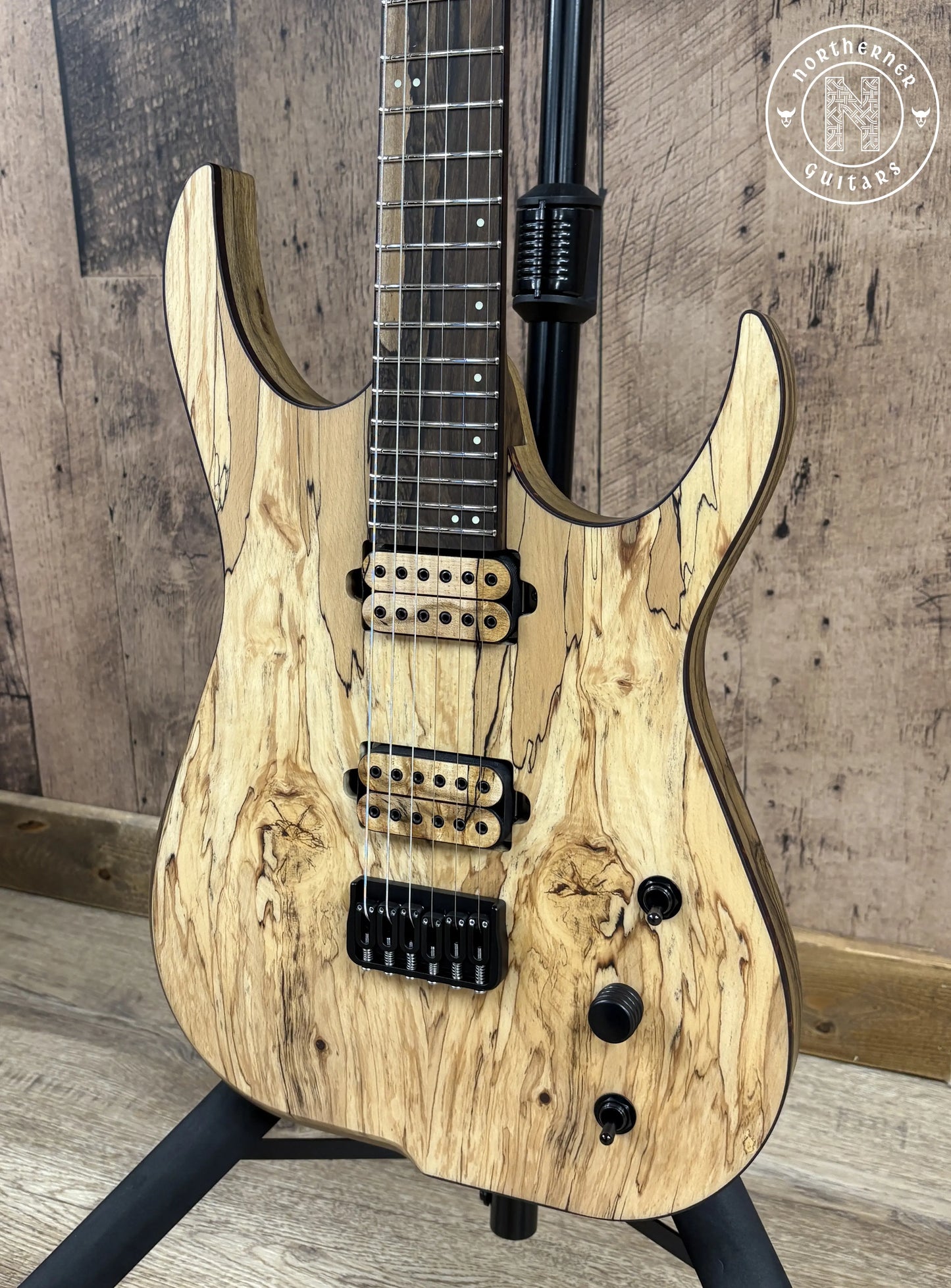 NEW Skervesen Raptor 6 2025 Spalt Maple Top w/ Black Limba Body - Northerner Guitars