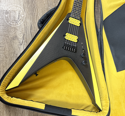 NEW Ruf Guitars Vinci 6 Open Carbon Yellow Bevels