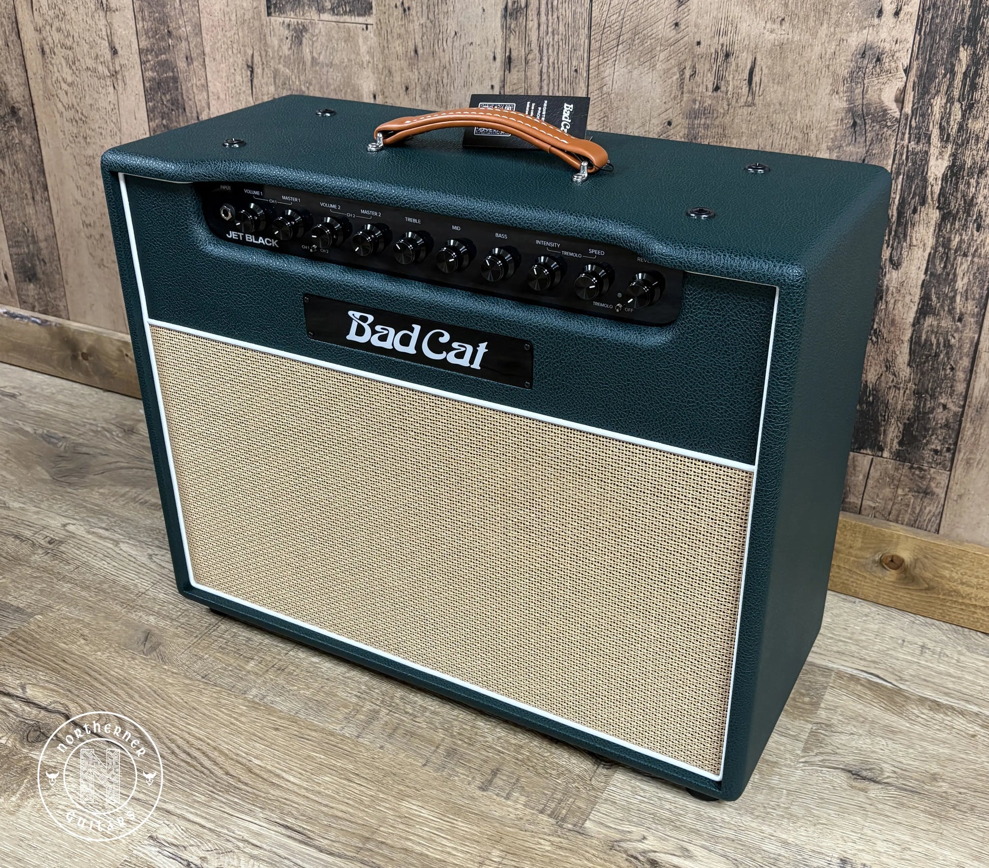 NEW Bad Cat Jet Black 1x12 Combo 2025 British Racing Green Tolex - Northerner Guitars