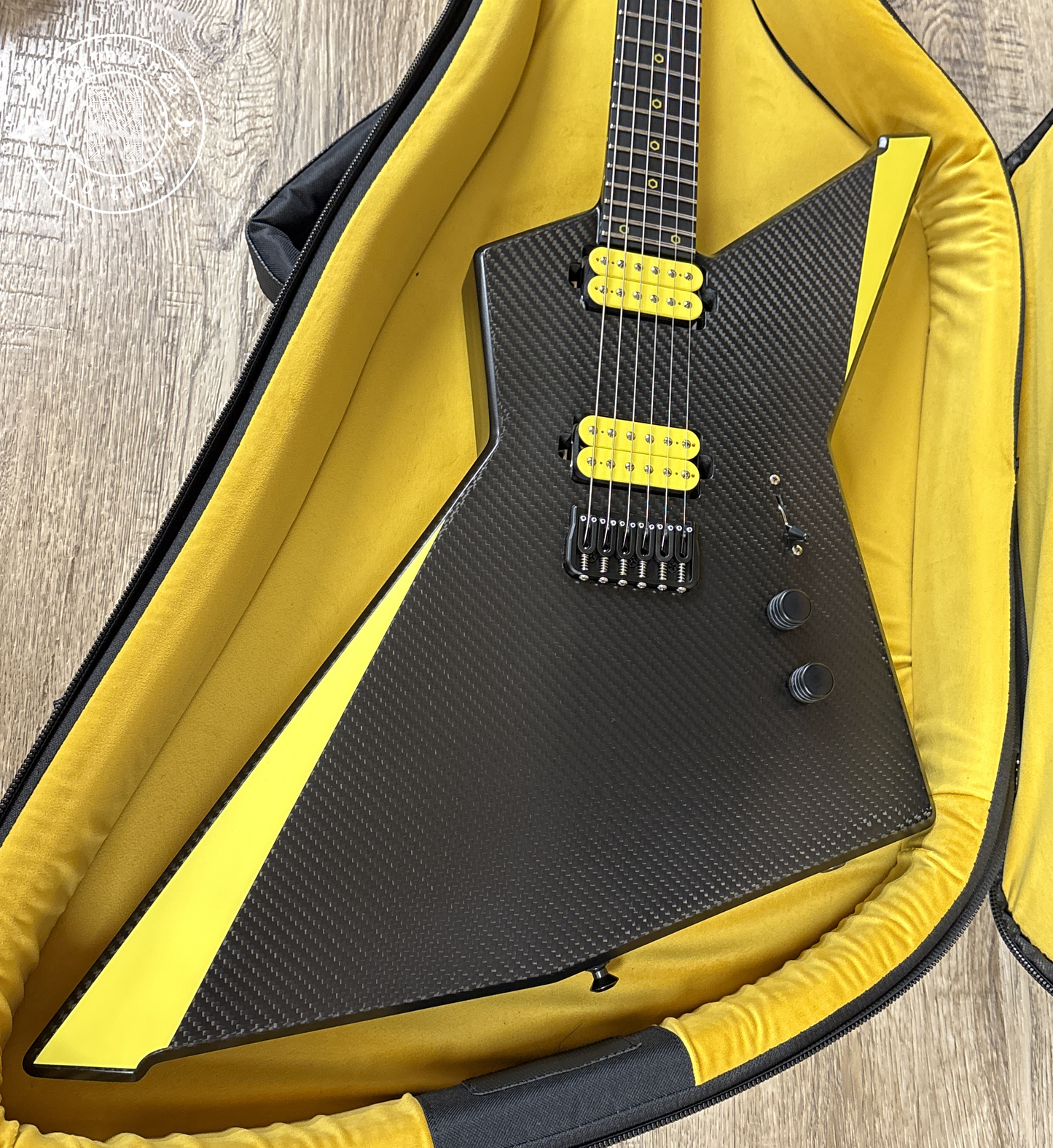 NEW Ruf Guitars Euler 6 Open Carbon Yellow Bevels