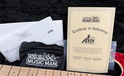 USED Ernie Ball Music Man Axis 30th Anniversary Limited Edition 2026 Translucent Red - #44/100