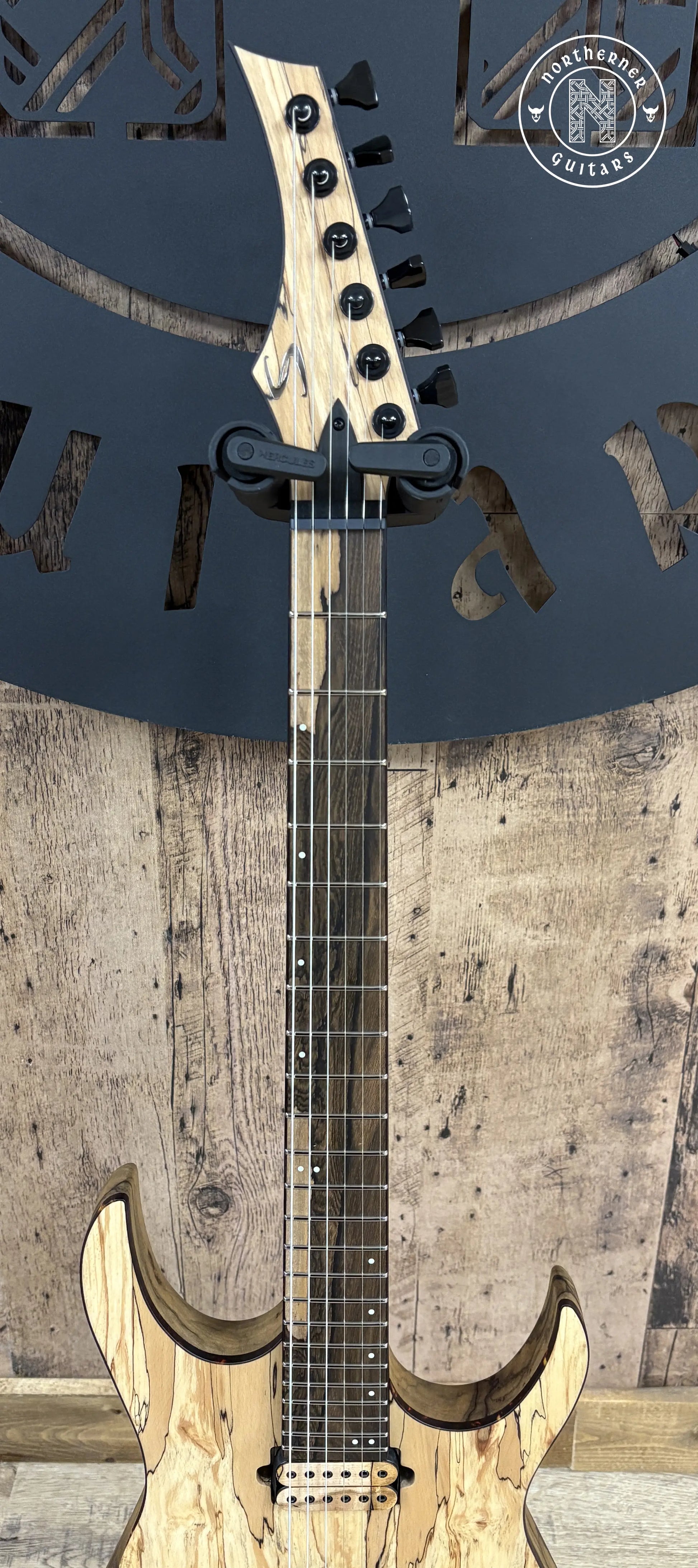 NEW Skervesen Raptor 6 2025 Spalt Maple Top w/ Black Limba Body - Northerner Guitars