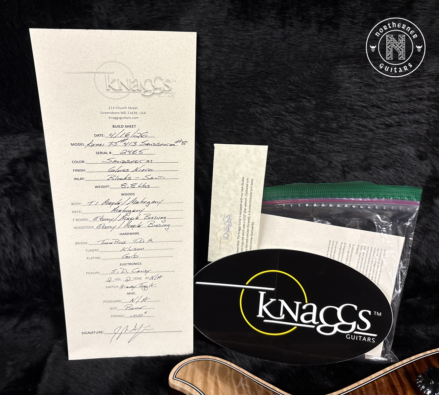 NEW Knaggs Kenai T1 T/S Eric Steckel Signature "Sandstorm" Limited #8/15