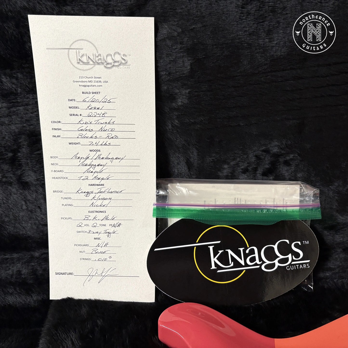 NEW Knaggs Kenai 2025 "Kid's Trunks" - Northerner Guitars