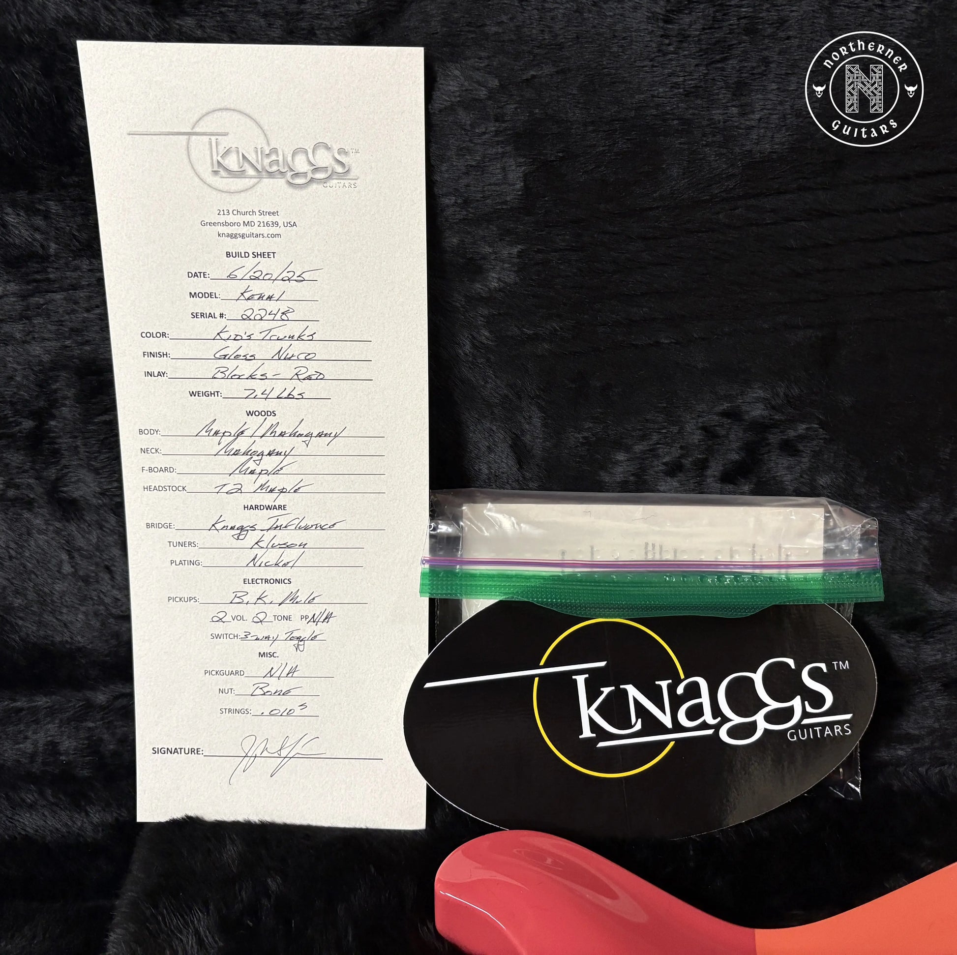 NEW Knaggs Kenai 2025 "Kid's Trunks" - Northerner Guitars