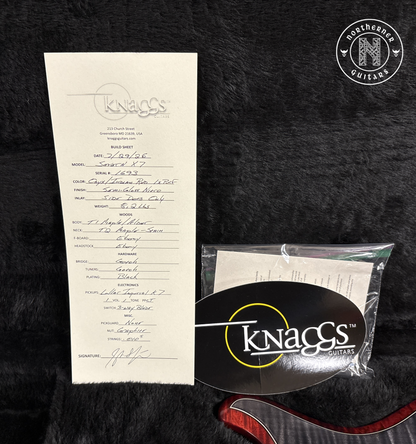NEW Knaggs Severn X7 T1 Indian Red / Onyx