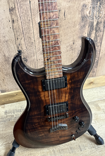 NEW Dunable Gnarwhal Ultimate Custom Flamed Redwood w/ Burl Rosewood Fretboard