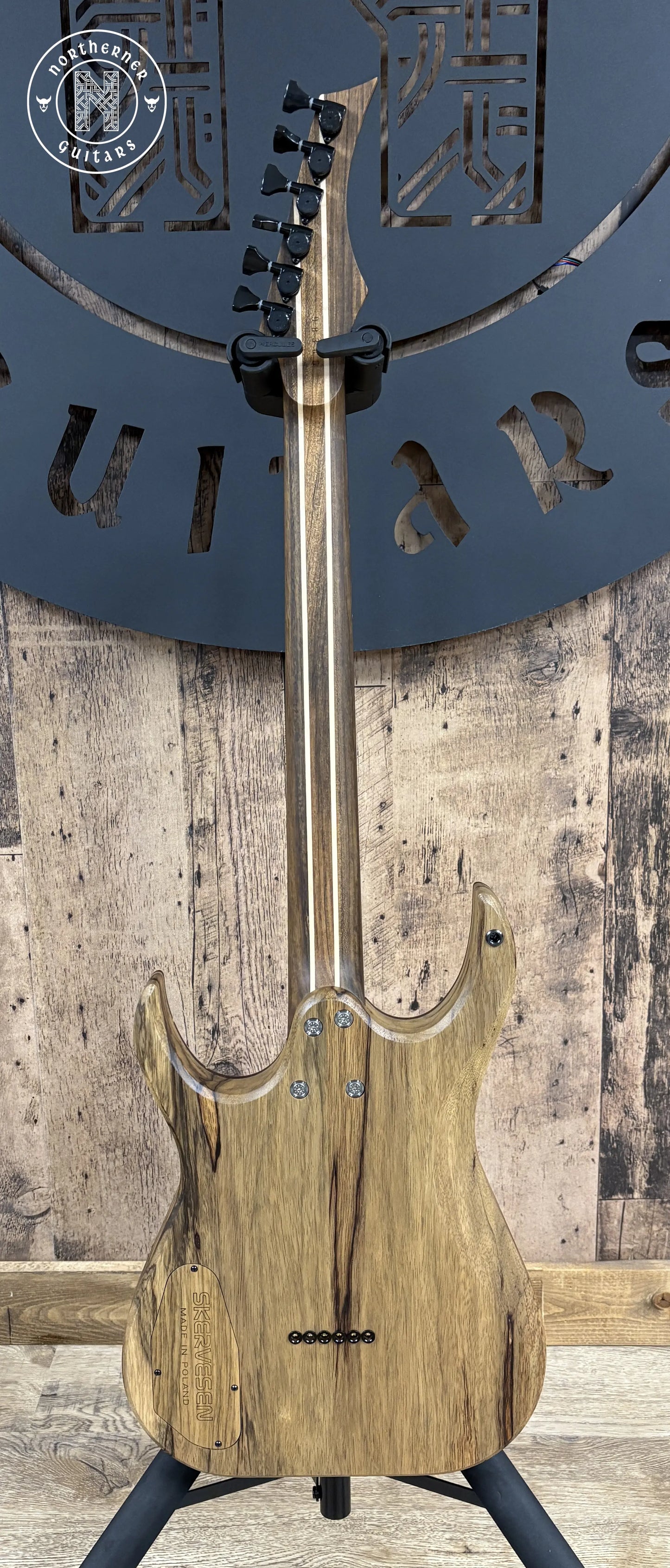 NEW Skervesen Raptor 6 2025 Spalt Maple Top w/ Black Limba Body - Northerner Guitars