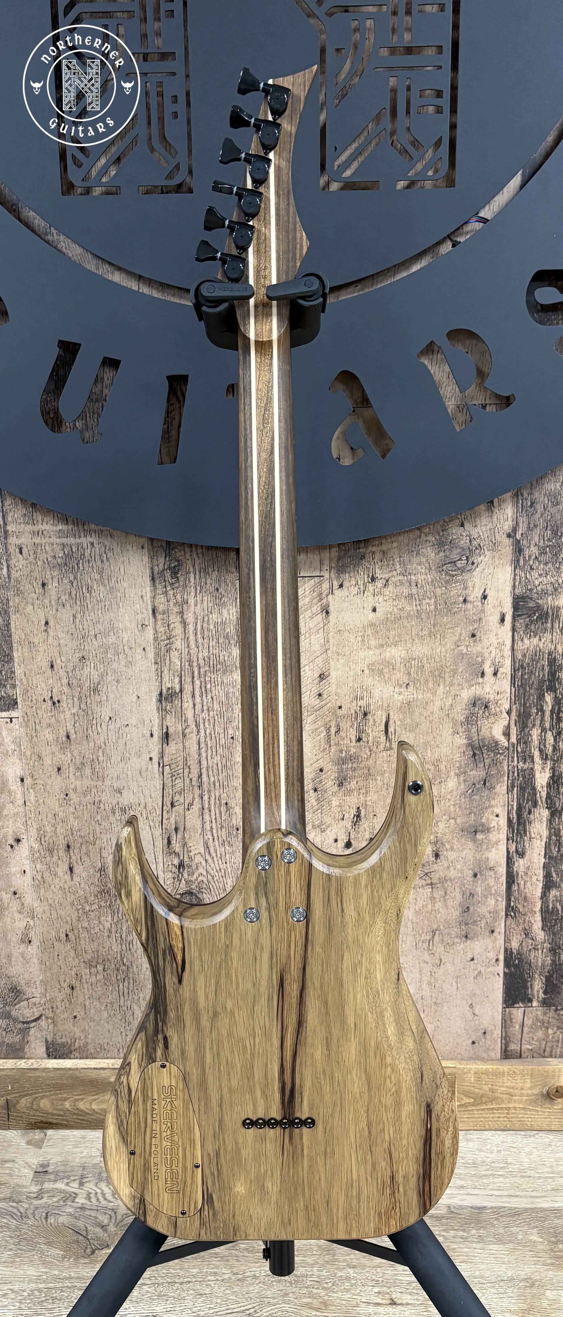 NEW Skervesen Raptor 6 2025 Spalt Maple Top w/ Black Limba Body - Northerner Guitars