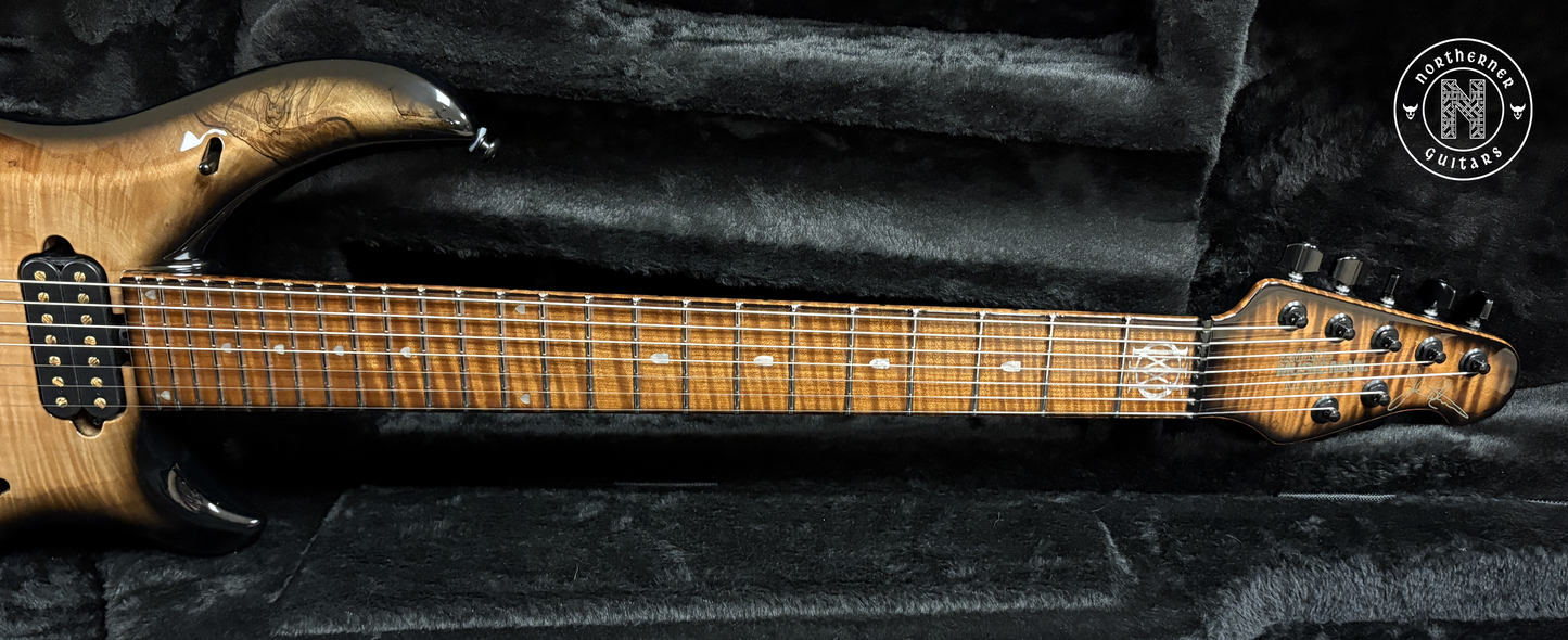 USED Ernie Ball Music Man John Petrucci Signature Majesty 7 2023 Spice Melange - Limited #42/60