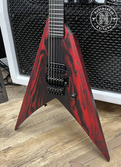 NEW Hapas Vyrn 625 2024 Scarred Ash Black / Red - Northerner Guitars