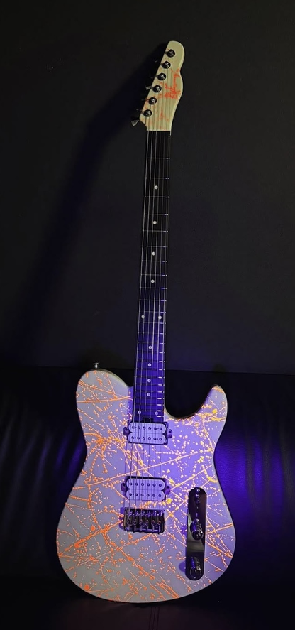 NEW Ruf Guitars Thales 6 White / Orange Splatter