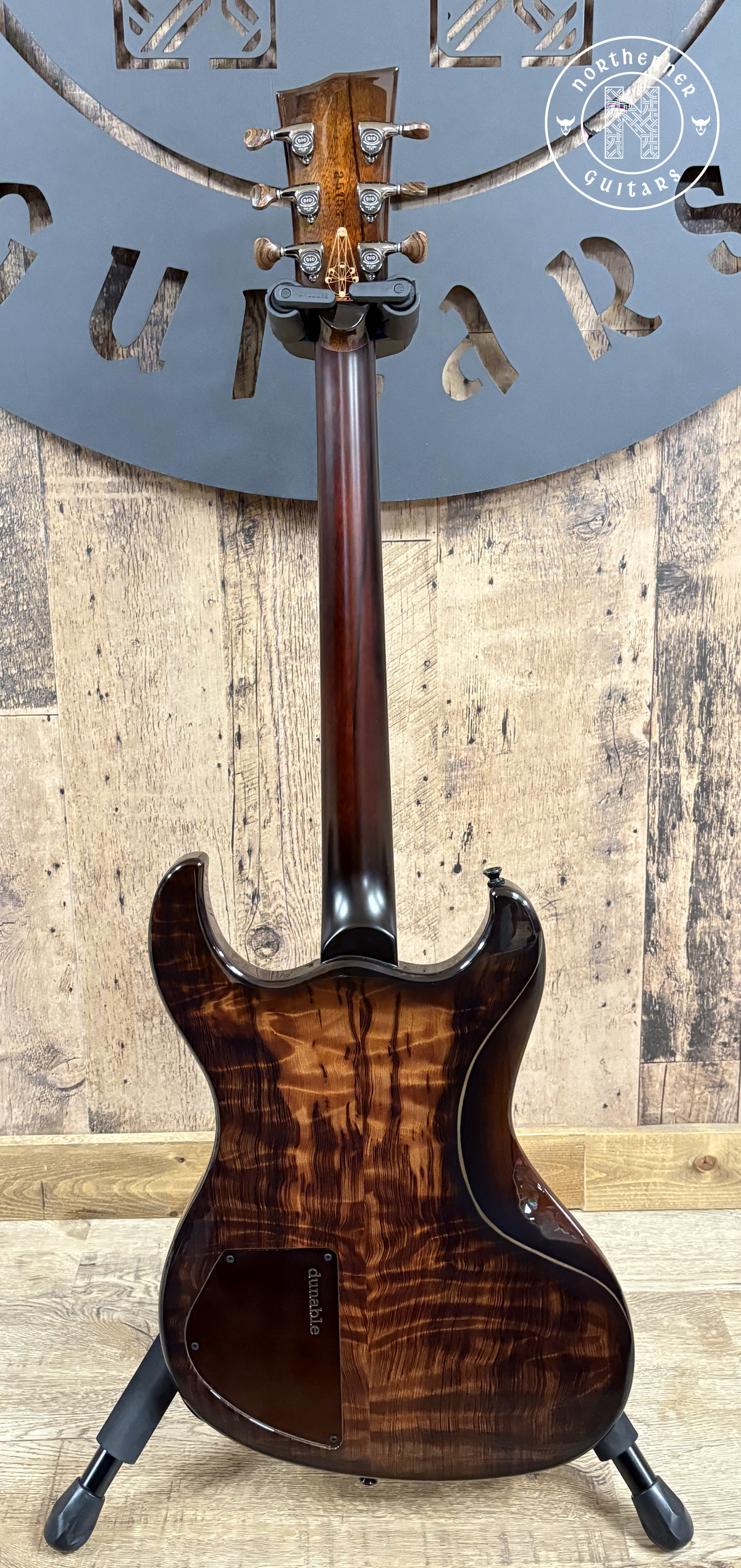 NEW Dunable Gnarwhal Ultimate Custom Flamed Redwood w/ Burl Rosewood Fretboard