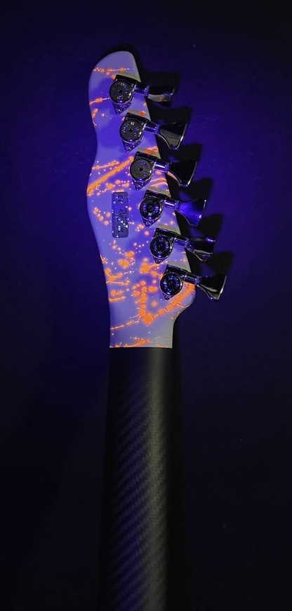 NEW Ruf Guitars Thales 6 White / Orange Splatter