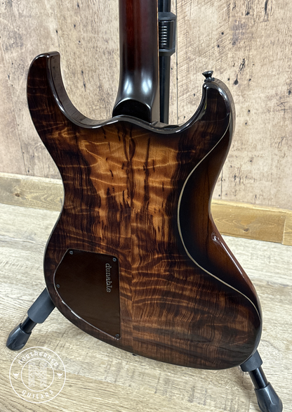 NEW Dunable Gnarwhal Ultimate Custom Flamed Redwood w/ Burl Rosewood Fretboard