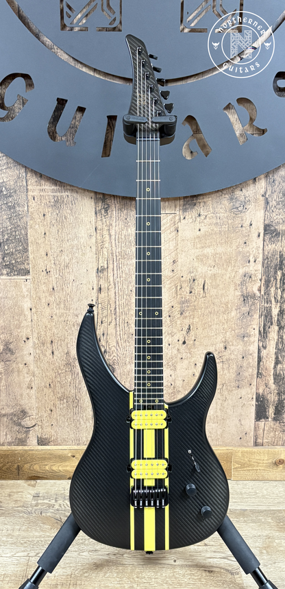 NEW Ruf Guitars Schrodinger 6 Open Carbon Yellow Racing Stripes