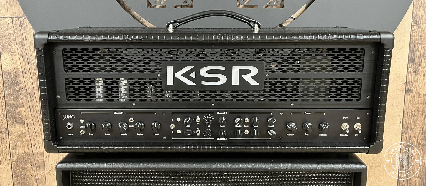 NEW KSR Amplification Juno 100 w/ Metal LED Grill 2024 Black Croc Tolex - Northerner Guitars
