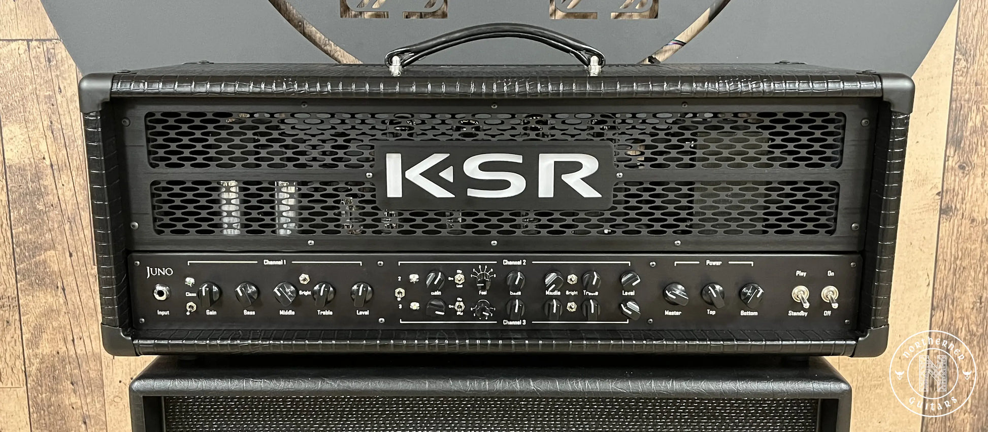 NEW KSR Amplification Juno 100 w/ Metal LED Grill 2024 Black Croc Tolex - Northerner Guitars