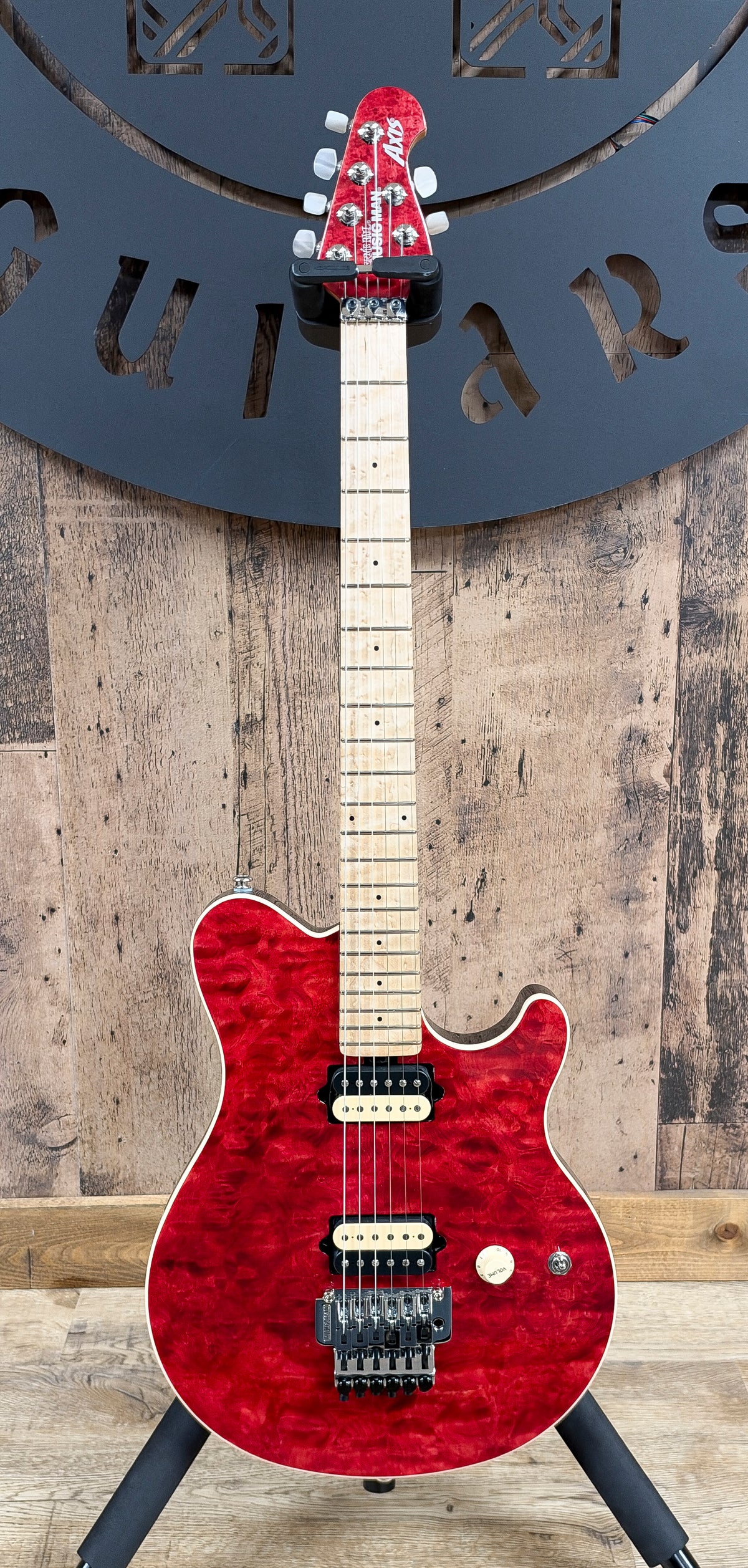 USED Ernie Ball Music Man Axis 30th Anniversary Limited Edition 2026 Translucent Red - #44/100