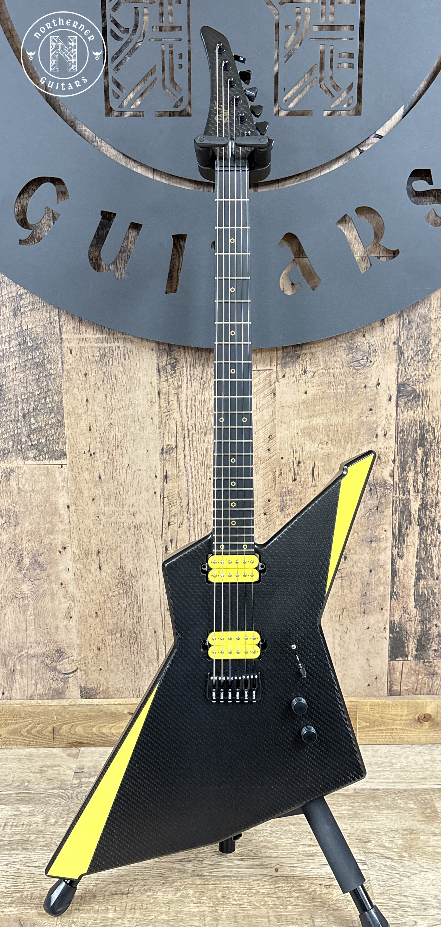 NEW Ruf Guitars Euler 6 Open Carbon Yellow Bevels