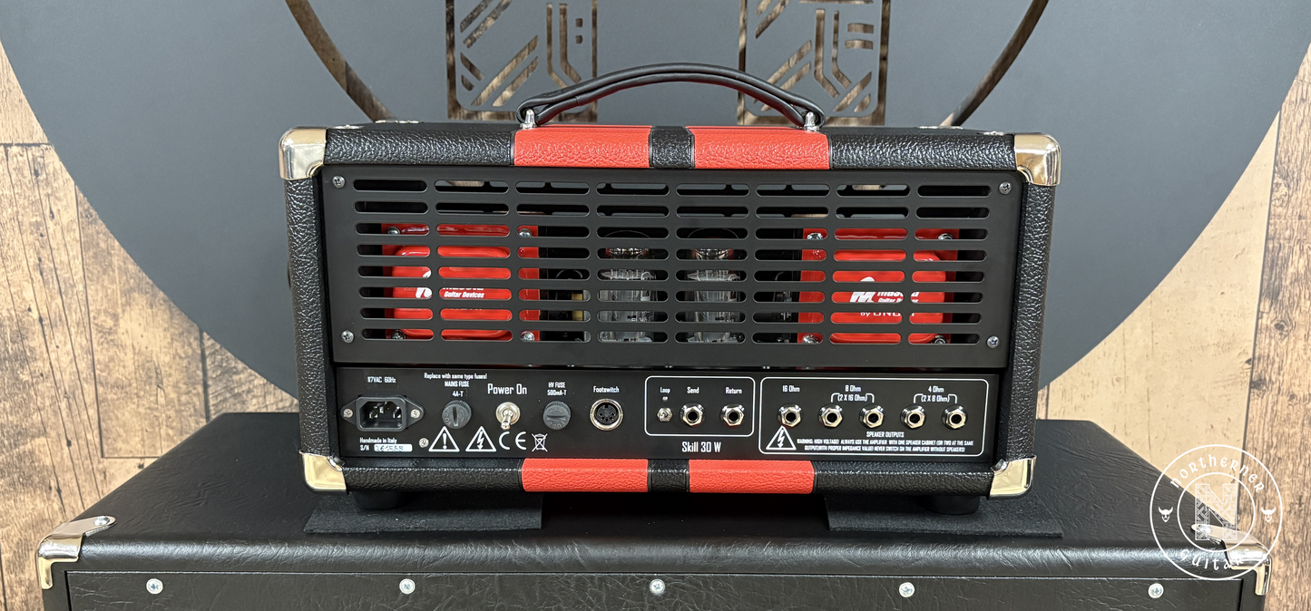 NEW Mezzabarba Skill 30 Head w/Feedback Control Mod - Red Racing Stripes