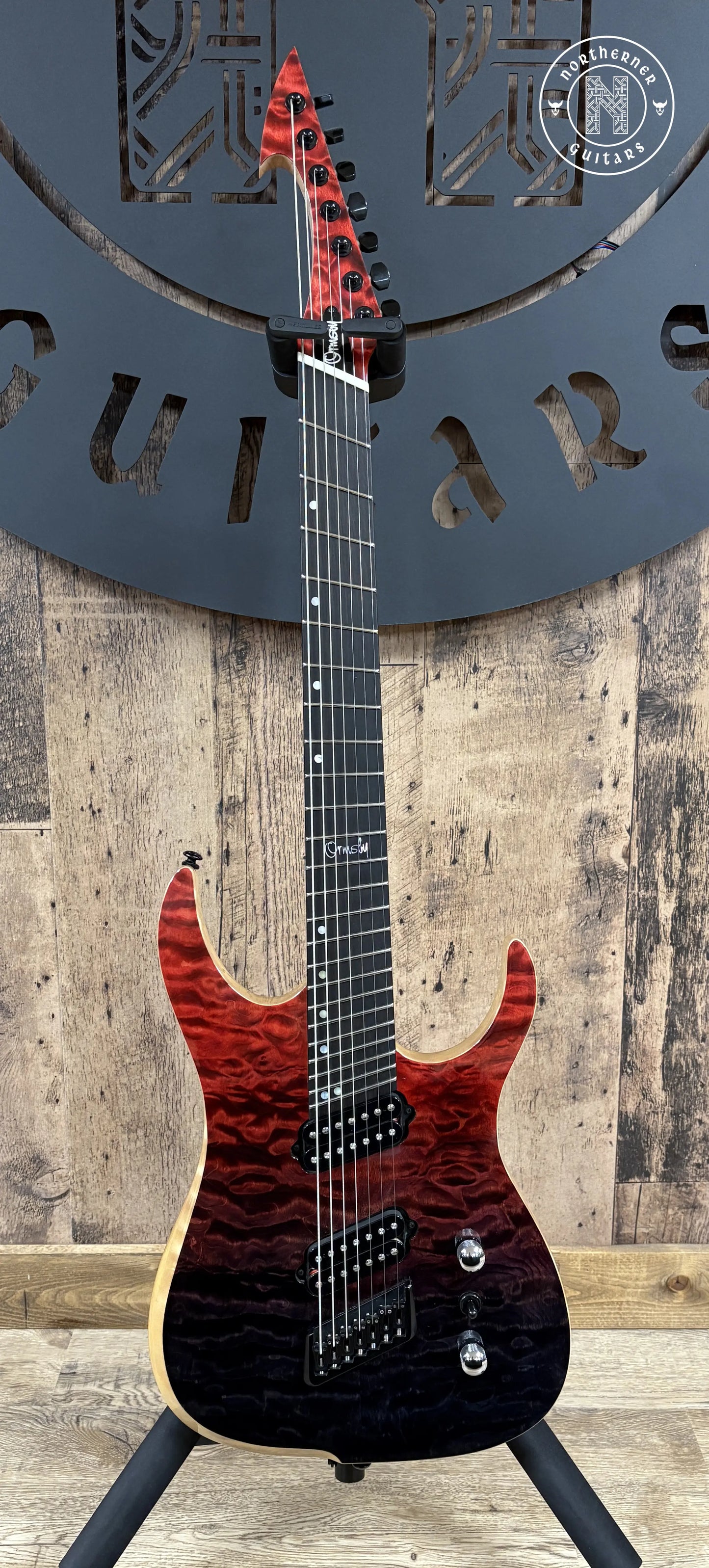 USED Ormsby Factory Custom Hype 7 Quilt Maple Blood Bath - Northerner Guitars