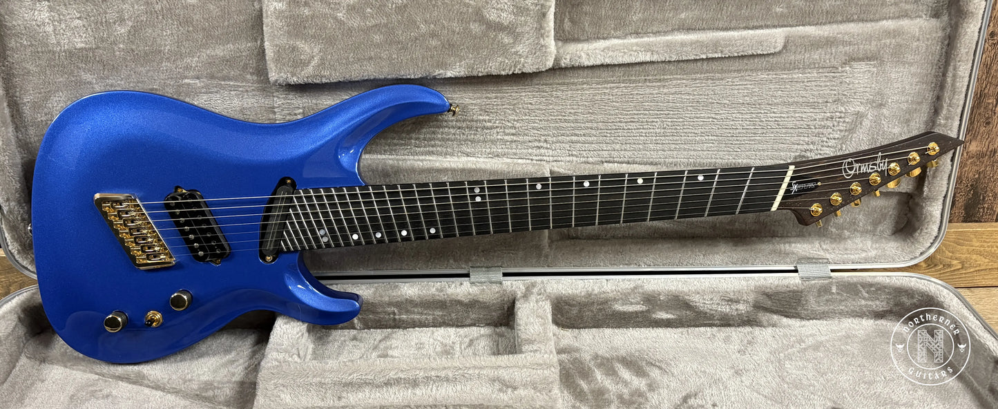 USED Ormsby SX Carved Top 10th Anniversary Blue Metallic - Northerner Guitars
