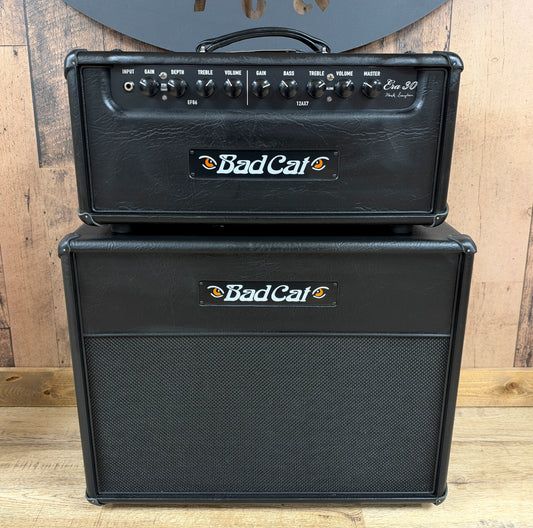 USED Bad Cat Bad Cat Era 30 Head Black w/ Matching 1x12 Cab