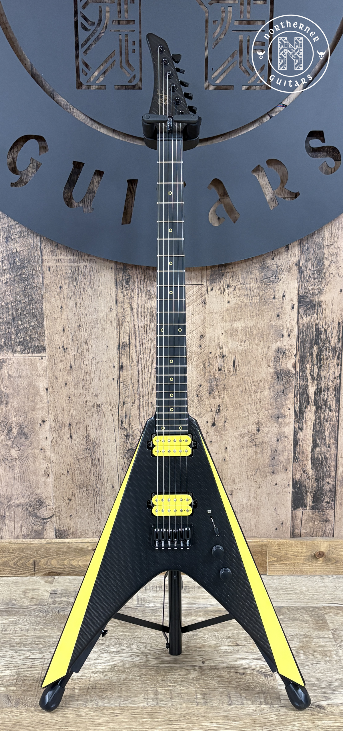 NEW Ruf Guitars Vinci 6 Open Carbon Yellow Bevels