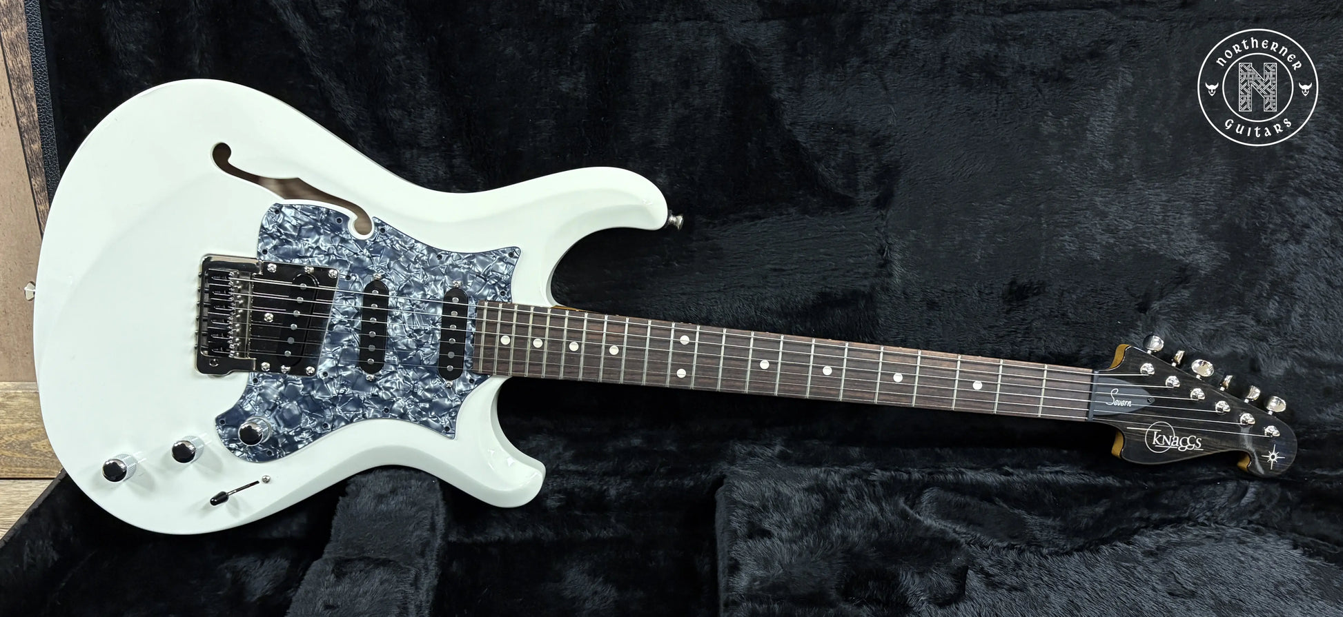 NEW Knaggs Severn Semi-Hollow 2025 Creme Northerner Guitars